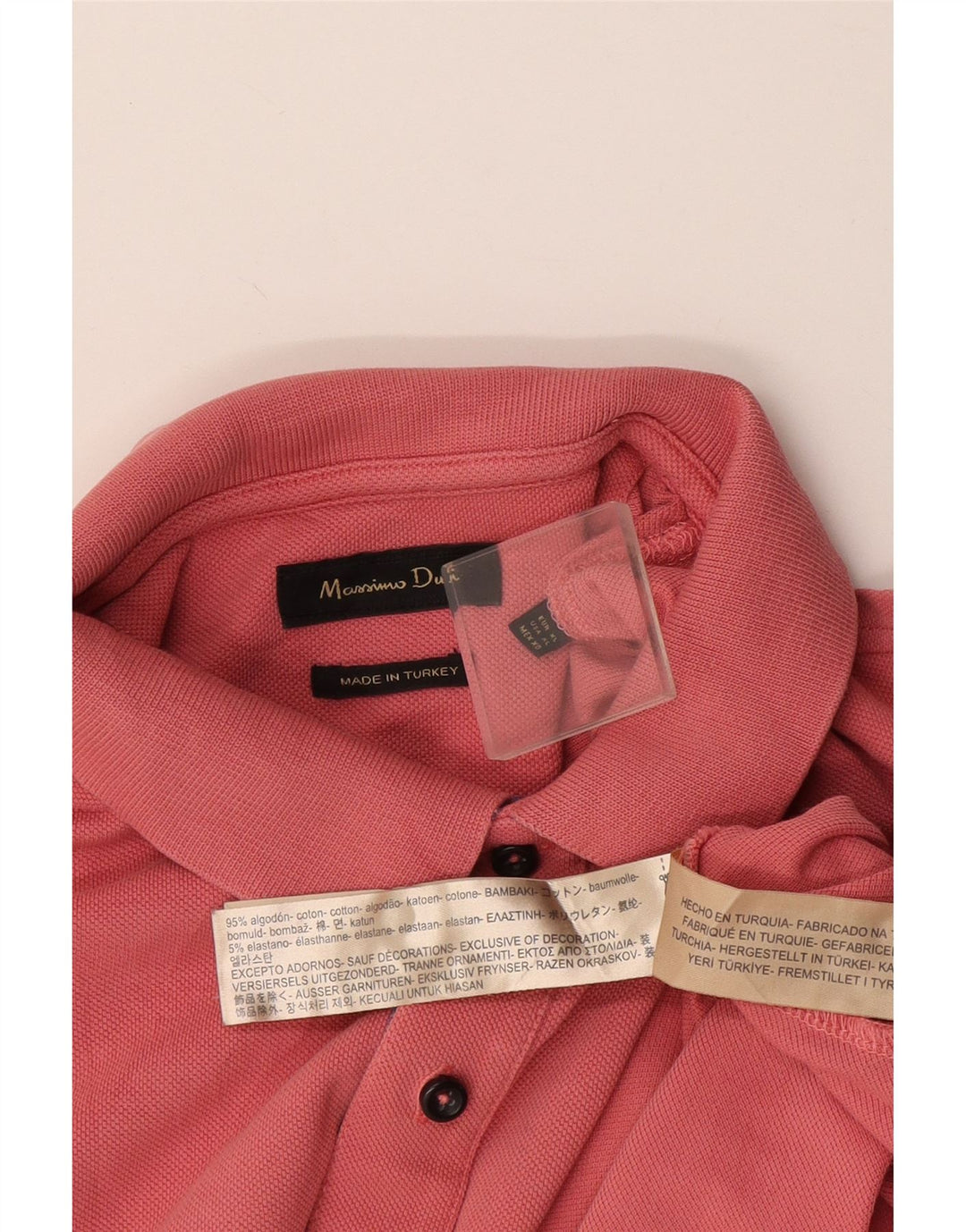 Massimo Dutti muška polo majica XL ružičasti pamuk