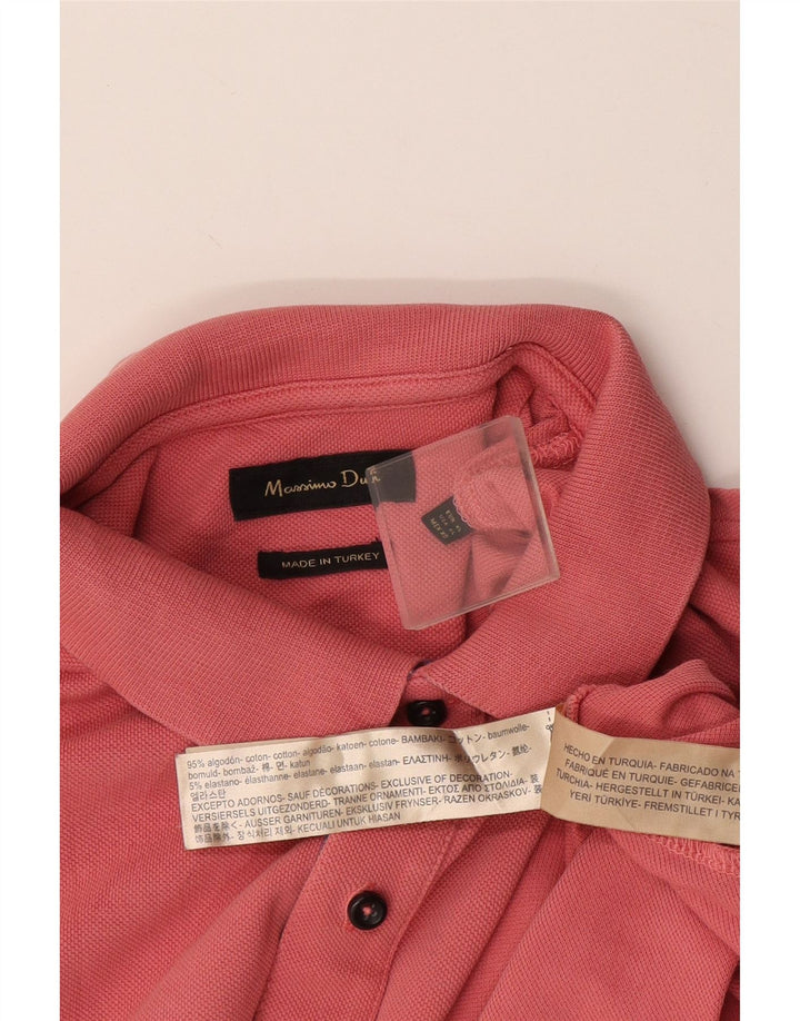 Massimo Dutti muška polo majica XL ružičasti pamuk