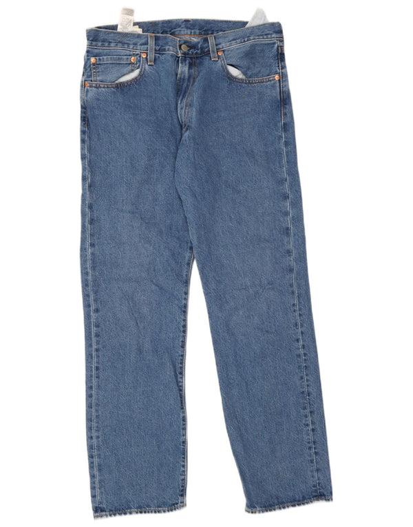 Levi's muške 551 ravne traperice W33 L32 plavi pamuk