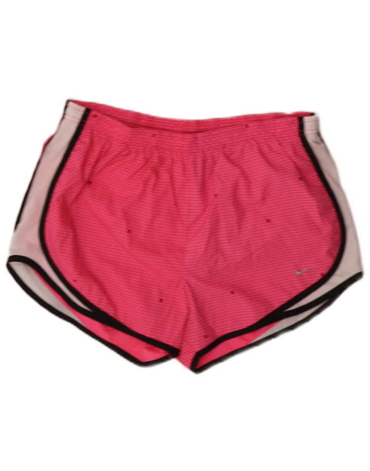 NIKE ženske kratke sportske hlače Dri Fit UK 12/14 srednje ružičaste boje