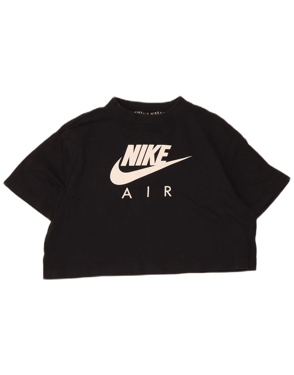 Nike ženska majica kratkih rukava prekomjerne veličine UK 6 XS crna