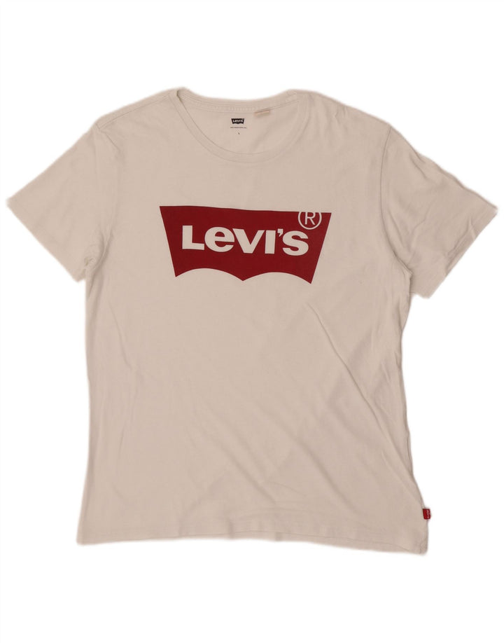 Levi's muška velika bijela majica s grafičkim motivima