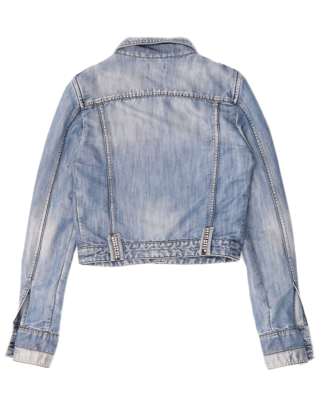 TOY G Ženska jakna od kratkog trapera UK 12 srednje plava