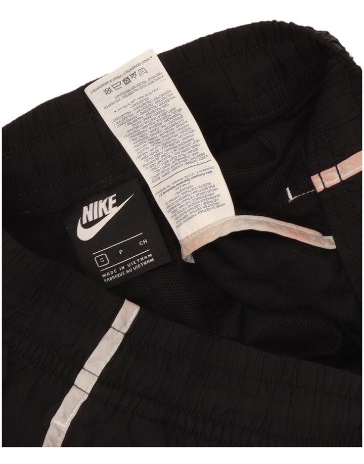 Nike ženske sportske kratke hlače UK 10 male crne poliesterske