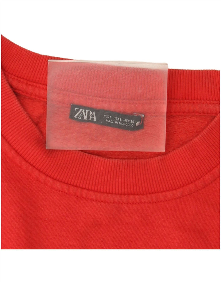 Zara ženski džemper UK 16 Large Red