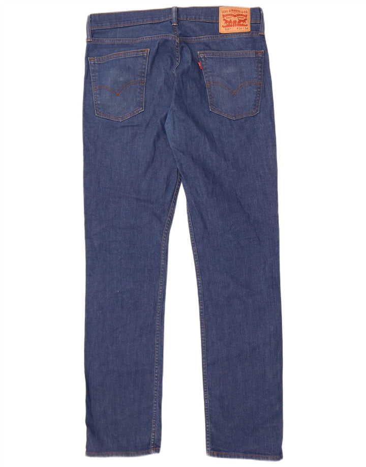Levi's muške 511 uske traperice 34 L34 plavi pamuk