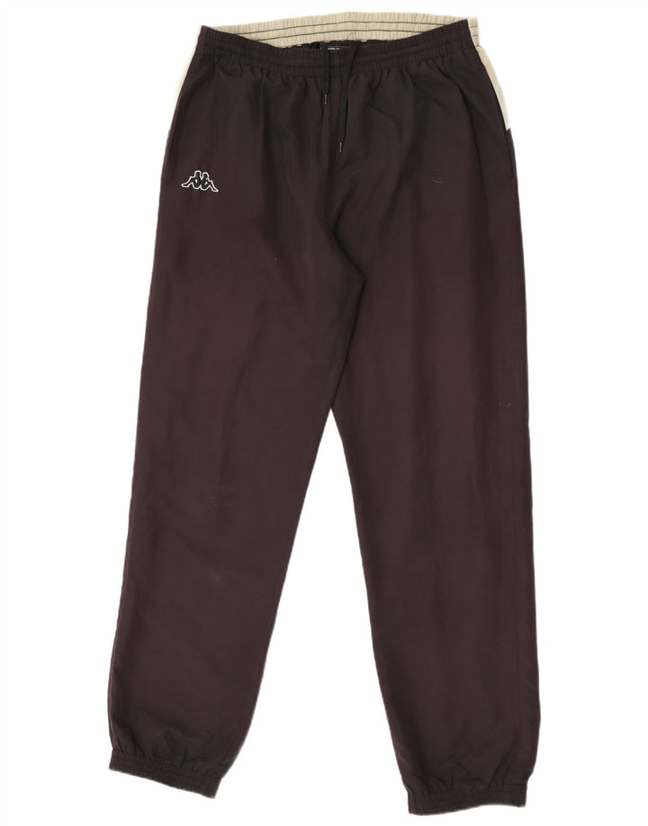 Kappa muške trenirke Hlače Joggers Veliki crni poliester u boji