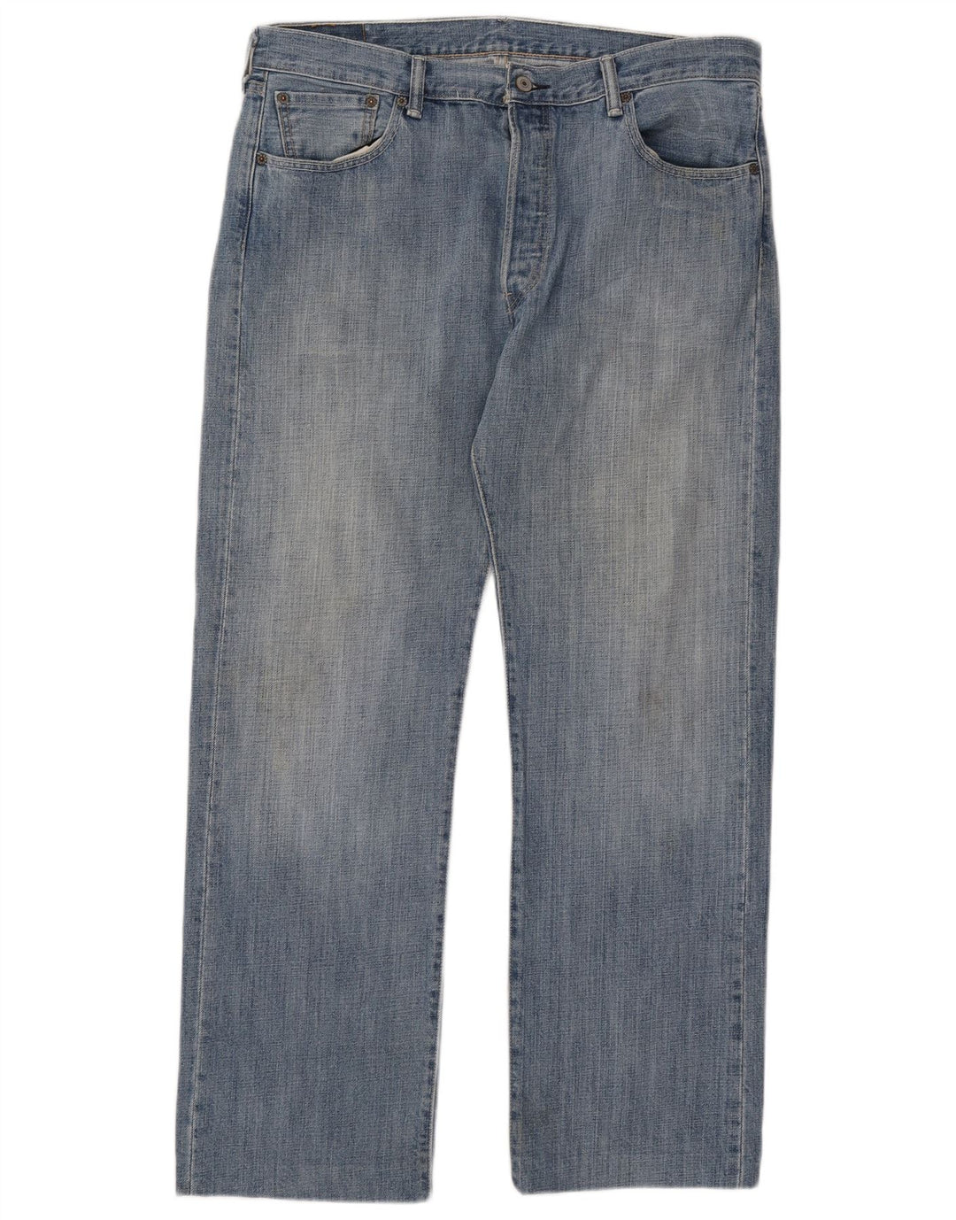 Levi's muške 501 ravne traperice W36 L34 plavi pamuk