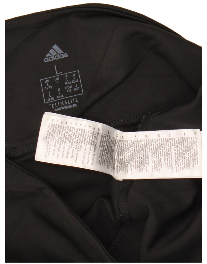 Adidas ženske tajice Climalite UK 16/18 veliki crni poliester