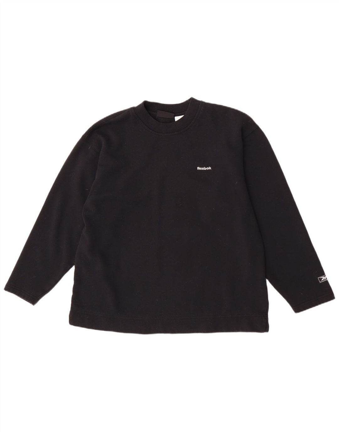 Reebok Ženska majica s kratkim rukavima UK 12 Srednji crni poliester