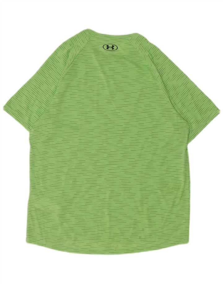 Under Armour muška majica s velikim zelenim prugama od poliestera