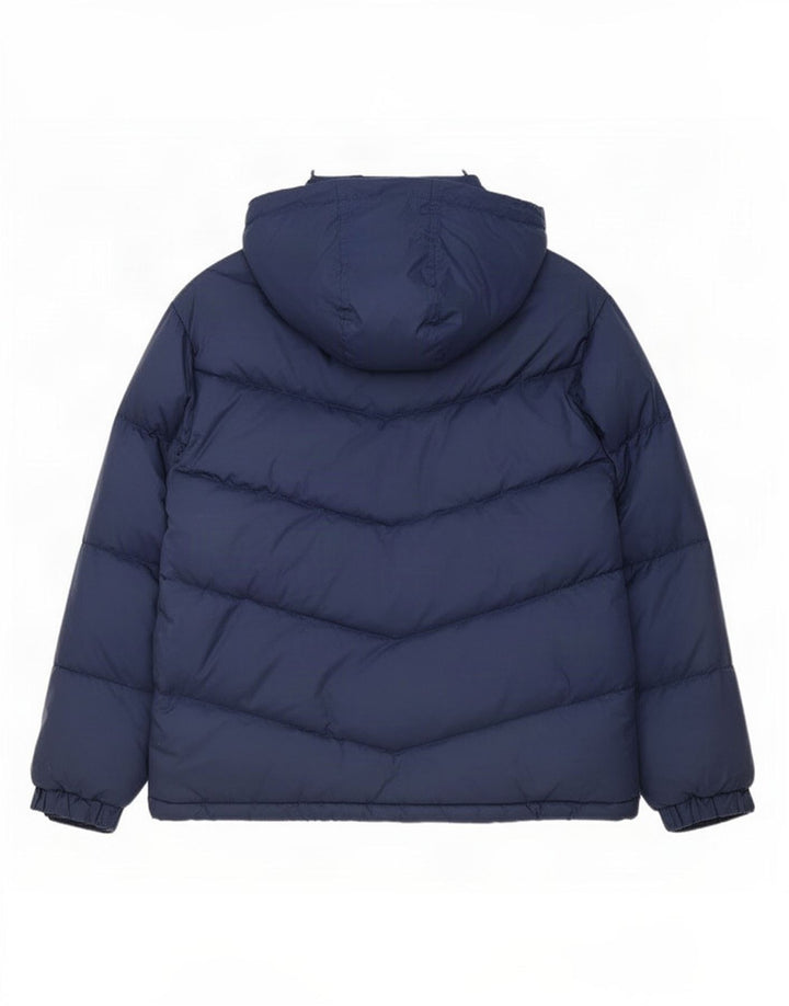 Ellesse ženska podstavljena jakna s kapuljačom UK 12 Medium tamnoplavi poliester