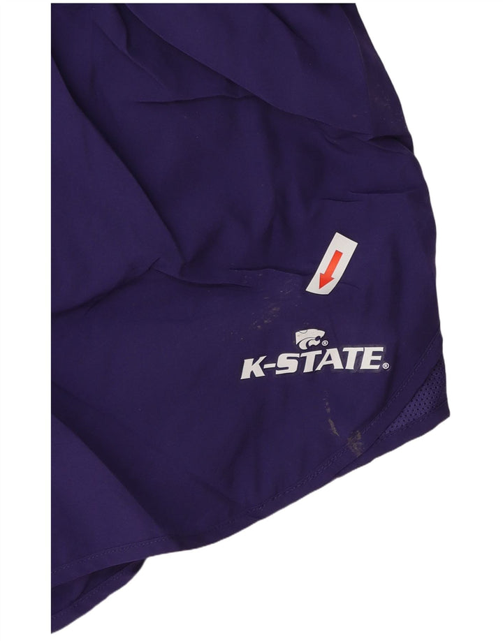 NIKE Ženske Dri Fit Sportske kratke hlače UK 14 Srednje ljubičasti poliester