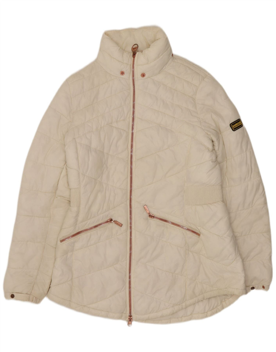 Barbour ženski podstavljeni kaput UK 14 Large White Synthetic