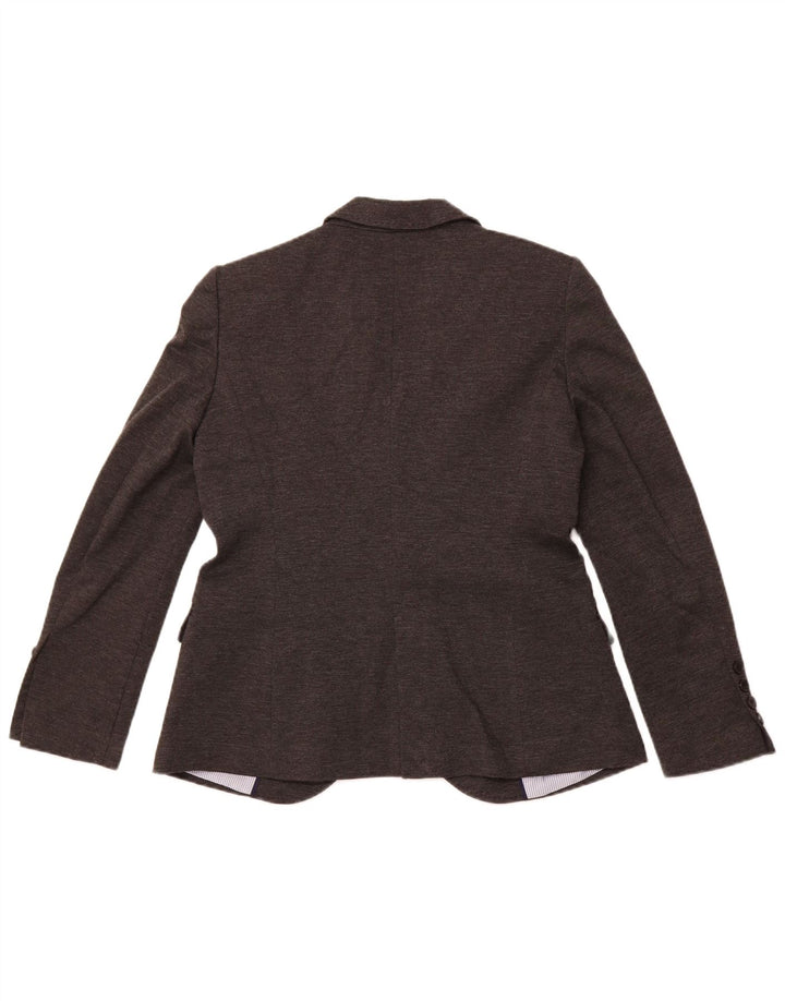 ZARA ženski sako sa 1 gumbom UK 18 XL sivi poliester