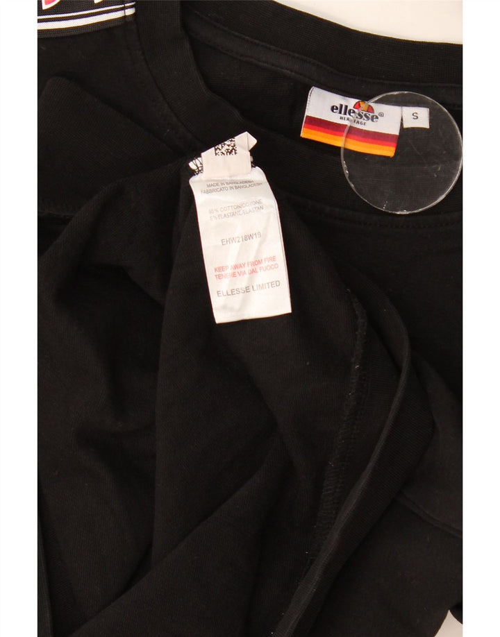 Ellesse muška majica s grafičkim motivima Heritage, mala crna boja