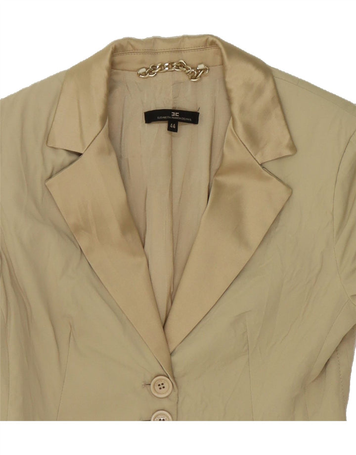 DC Womens 3 Button Blazer Jacket IT 44 Medium Beige Polyamide Vintage DC and Second-Hand DC from Messina Hembry 