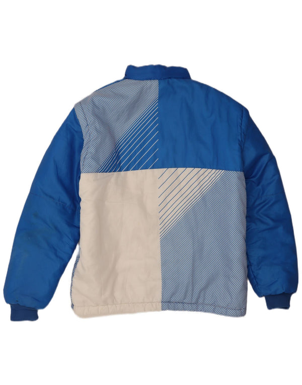 Vintage muška podstavljena jakna UK 42 XL plave boje