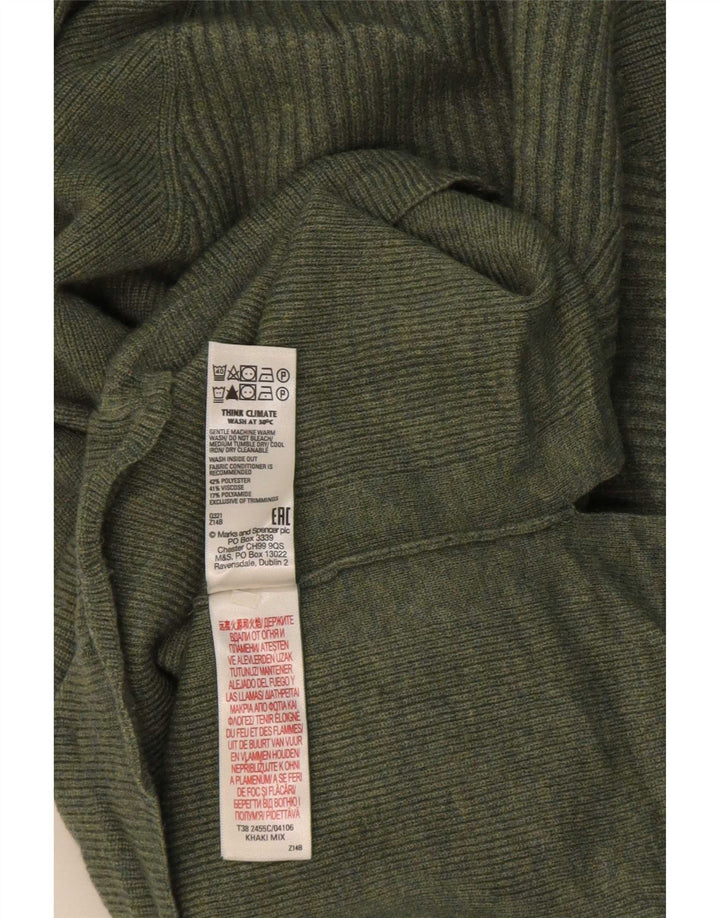 Marks & Spencer ženski džemper s kornjačičastim ovratnikom UK 14 Srednje zelena