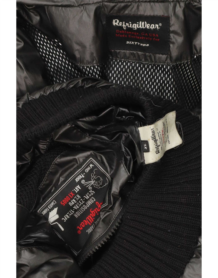 Refrigiwear muška podstavljena jakna s kapuljačom Sixty UK 42 XL sivi poliester