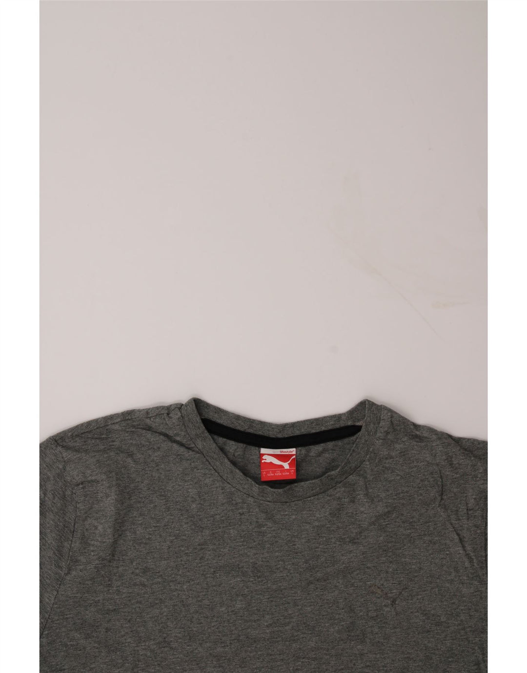 PUMA Mens T-Shirt Top Large Grey Cotton Vintage Puma and Second-Hand Puma from Messina Hembry 