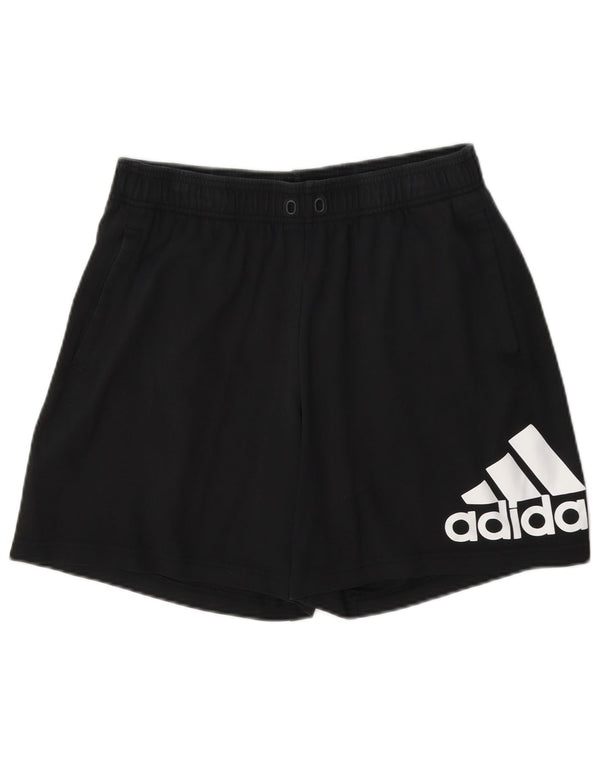 Adidas muške grafičke sportske kratke hlače srednje crne pamučne boje