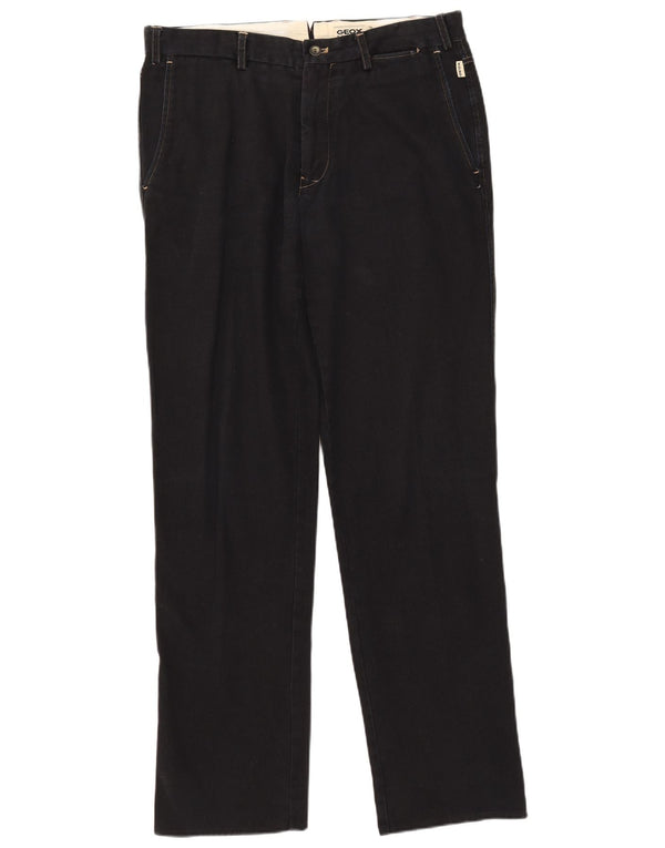 Geox Mens Respira Straight Jeans IT 50 Large W34 L34 Black