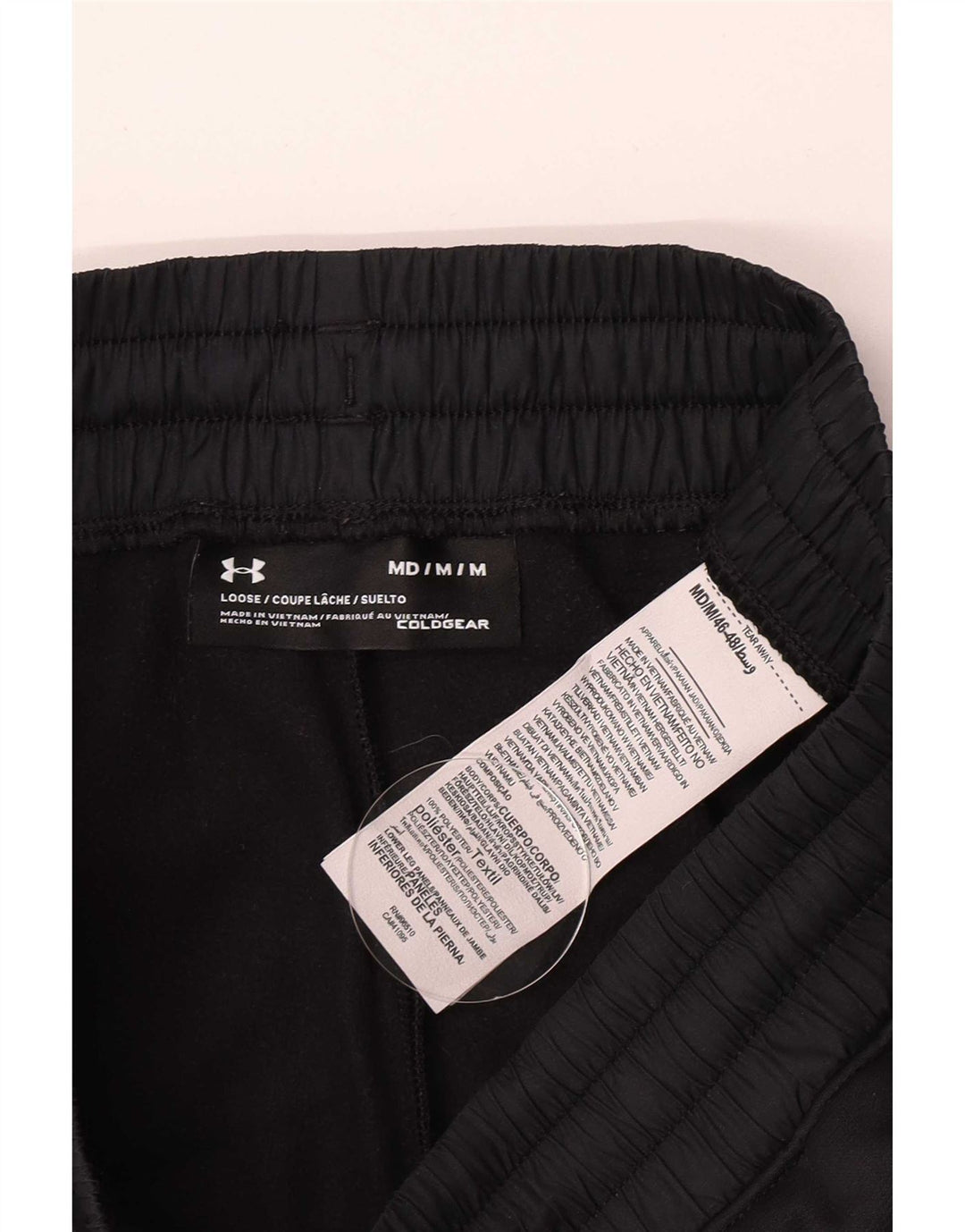 Under Armour muške trenirke Cold Gear Graphic srednje crne