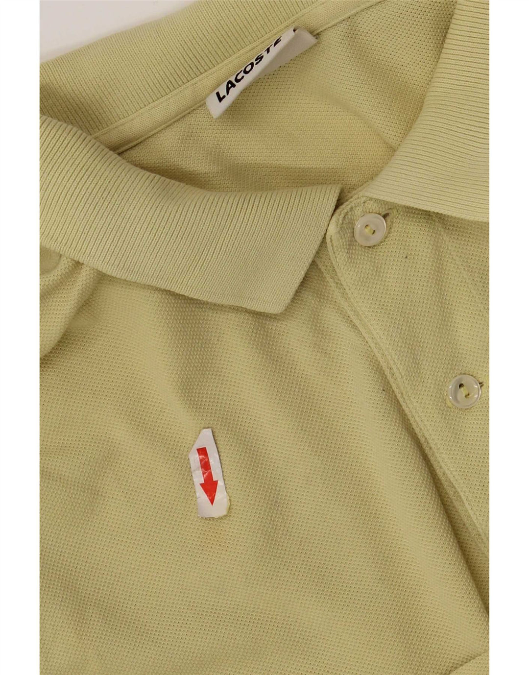 Lacoste muška polo majica standardnog kroja, veličina 4, srednje žuti pamuk