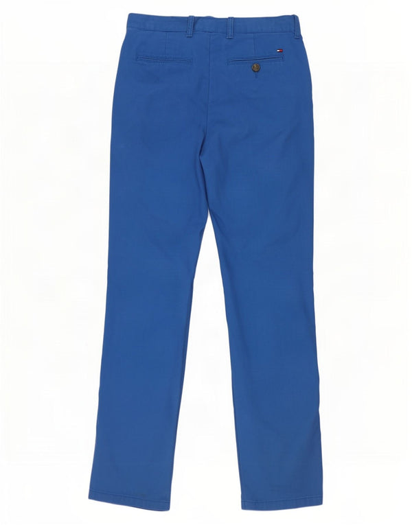 Tommy Hilfiger muške uske chino hlače W32 L34 plavi pamuk