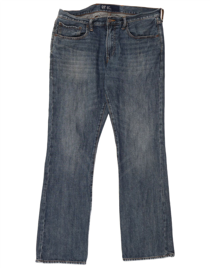 Muške traperice Gap Bootcut W36 L34 Plavi pamuk