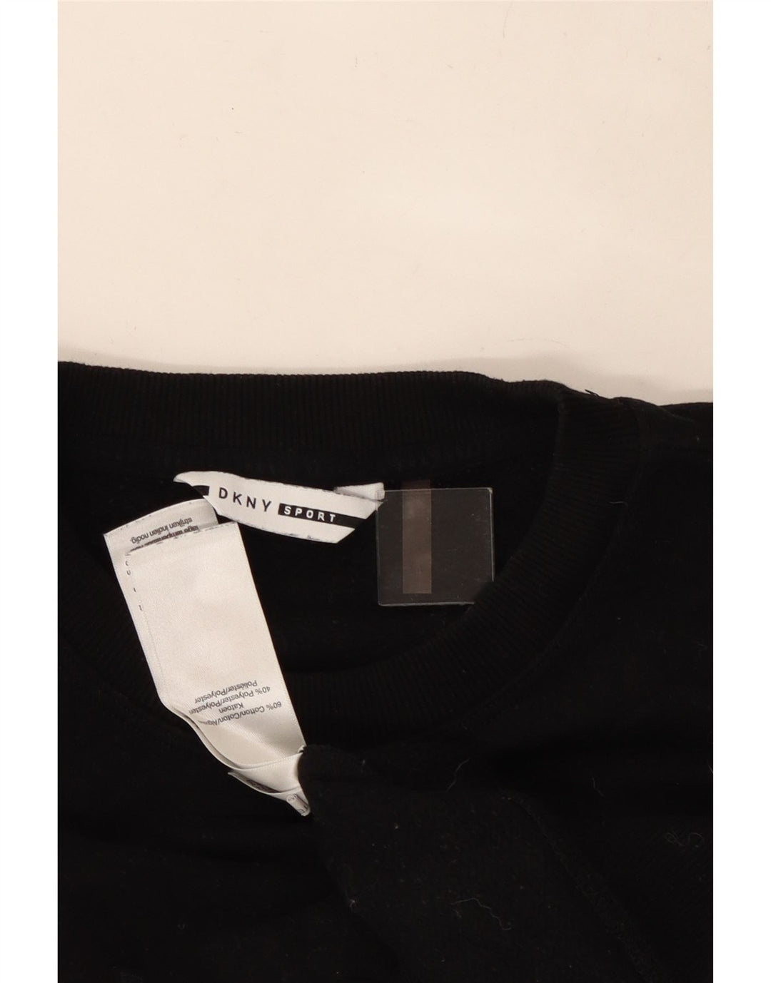 Dkny Ženska prekomjerna kratka majica s motivima UK 10 Mala crna