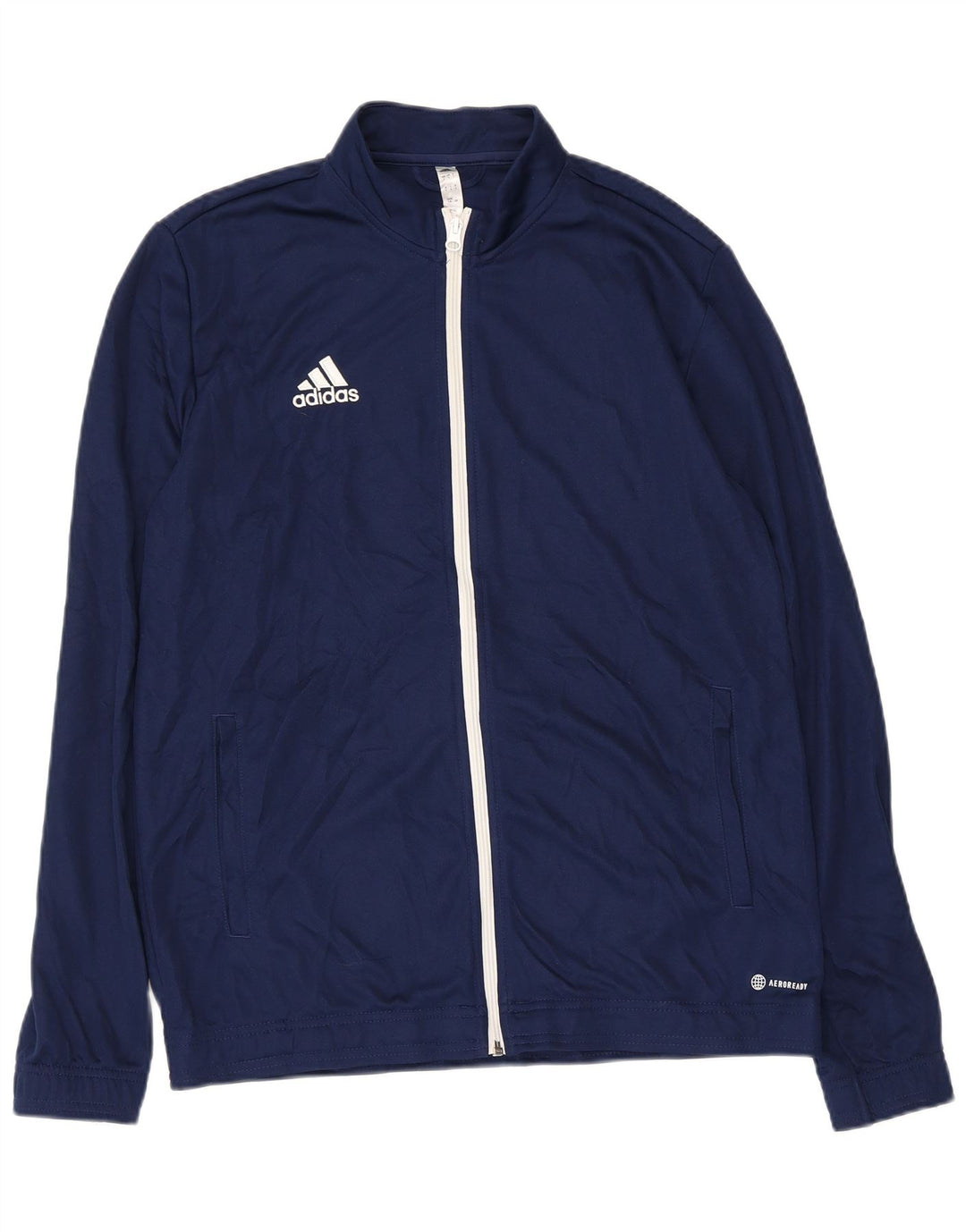 Adidas muška Aeroready gornja jakna od trenirke, veliki mornarsko plavi poliester