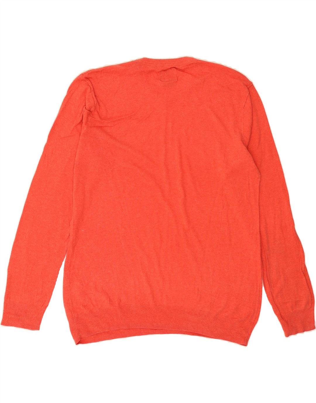 QUIKSILVER Mens V-Neck Jumper Sweater Medium Pink Vintage Quiksilver and Second-Hand Quiksilver from Messina Hembry 