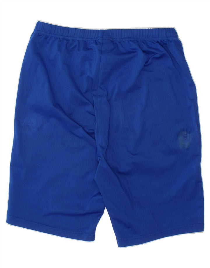 ASICS Boys Graphic Sport Shorts 12-13 Years Small Blue Polyester Vintage Asics and Second-Hand Asics from Messina Hembry 