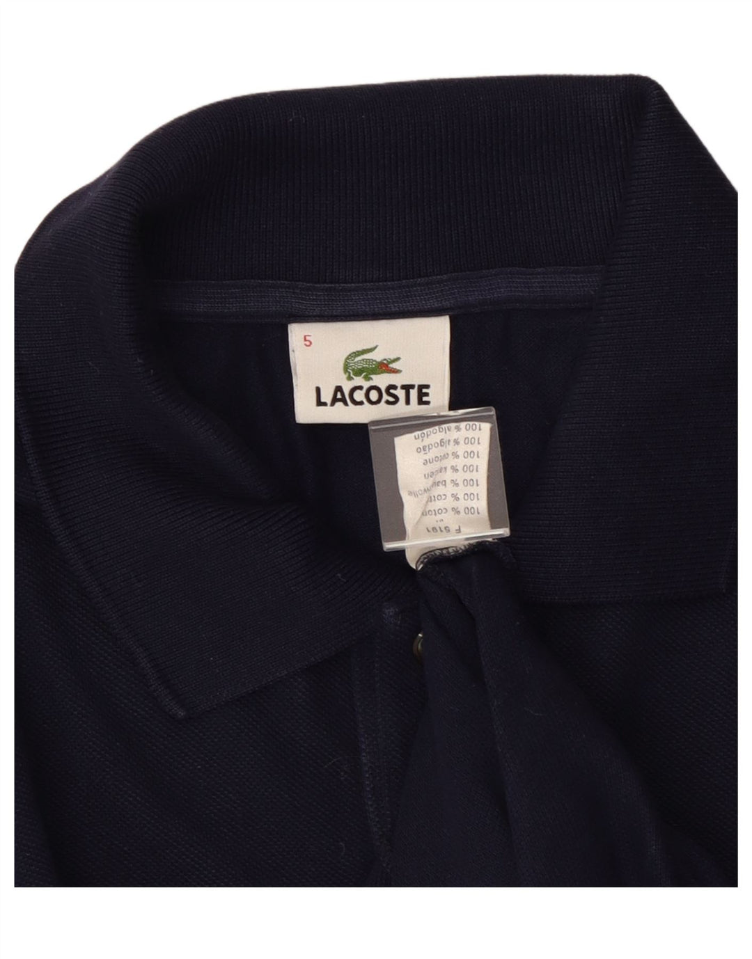 LACOSTE muška polo majica veličine 5 velika tamnoplava pamuk