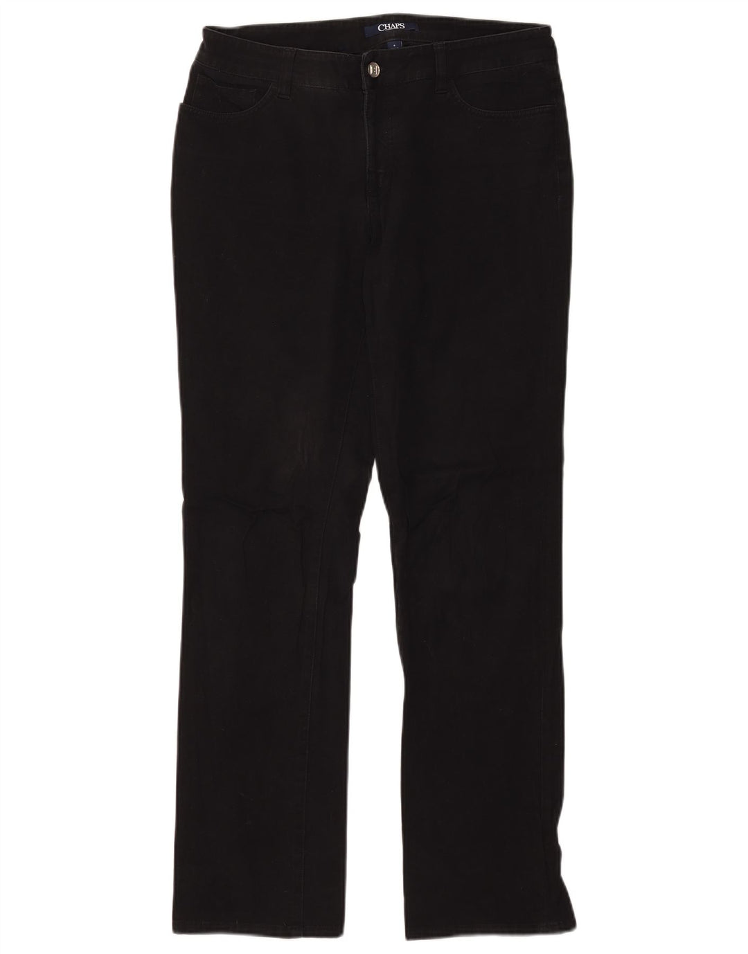 CHAPS Ženske ravne traperice US 8 srednje W32 L31 crni pamuk