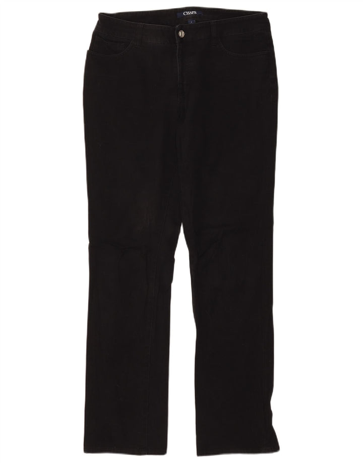 CHAPS Ženske ravne traperice US 8 srednje W32 L31 crni pamuk