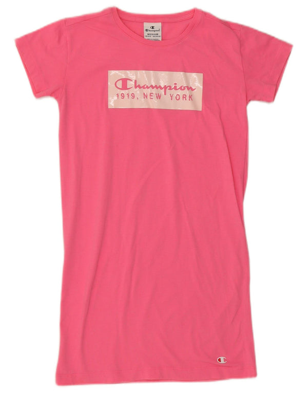 Champion Girls Graphic T-Shirt haljina 9-10 godina srednje ružičasta