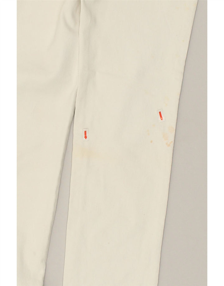 LEE Womens Skinny Jeans W28 L31  White Cotton | Vintage Lee | Thrift | Second-Hand Lee | Used Clothing | Messina Hembry 