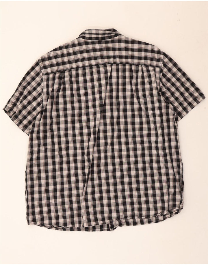 CARHARTT muška opuštena košulja kratkih rukava 2XL crna karirana boja