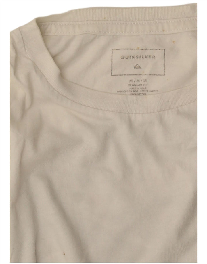 Quiksilver muška majica kratkih rukava Regular Fit srednje bijele boje