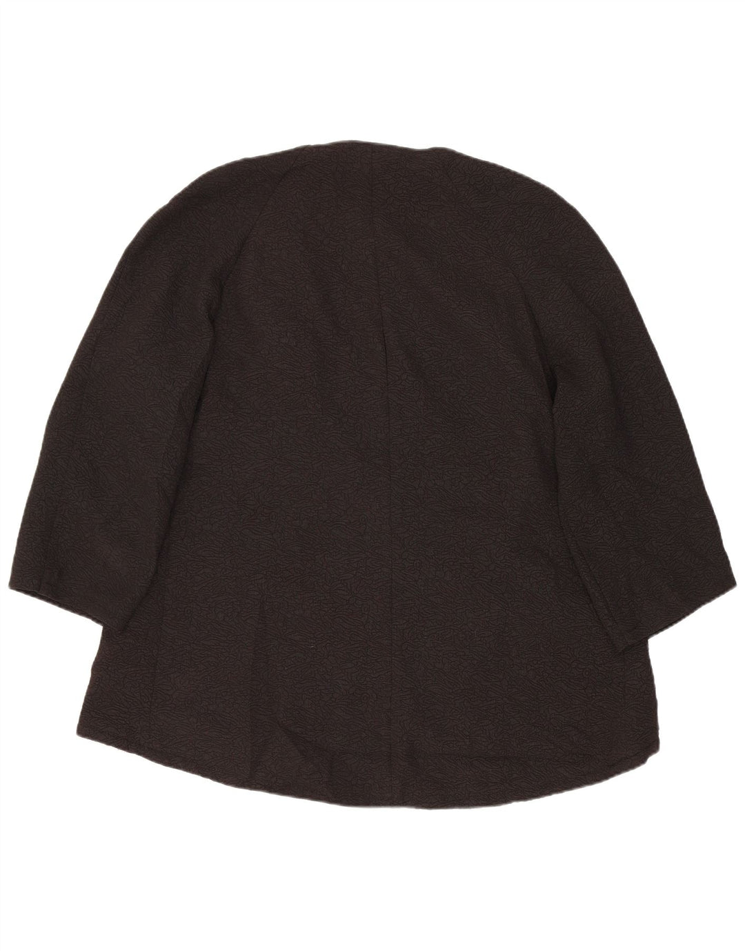 MARKS & SPENCER Ženska otvorena jakna sa 3/4 rukavima UK 10 Mala crna