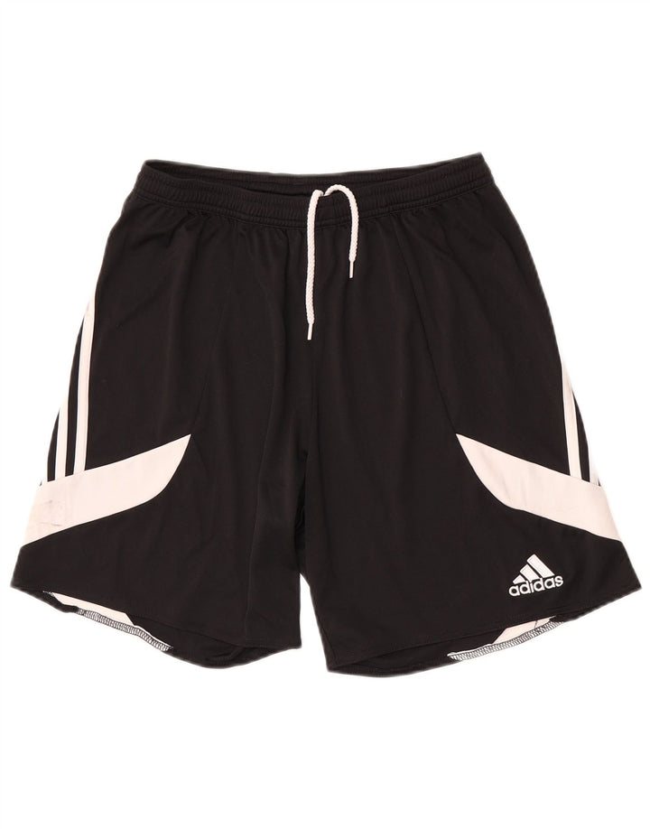 Adidas muške sportske kratke hlače Climalite srednje crne boje od poliestera