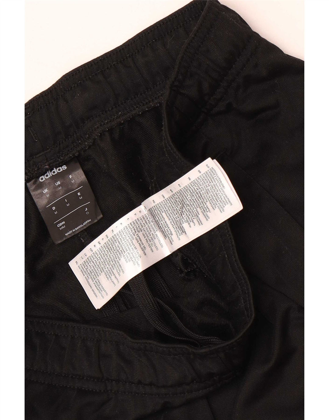 Adidas muške trenirke srednje crne poliesterske hlače