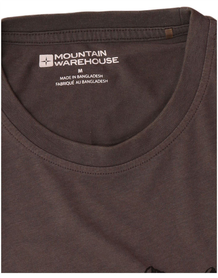 MOUNTAIN WAREHOUSE Muška grafička majica kratkih rukava Srednje siva