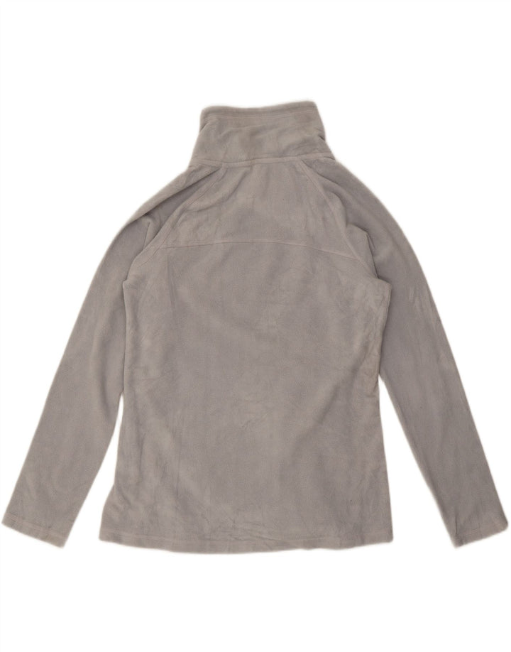 Calvin Klein Ženski džemper od flisa s izrezom s patentnim zatvaračem UK 10 Small Gray