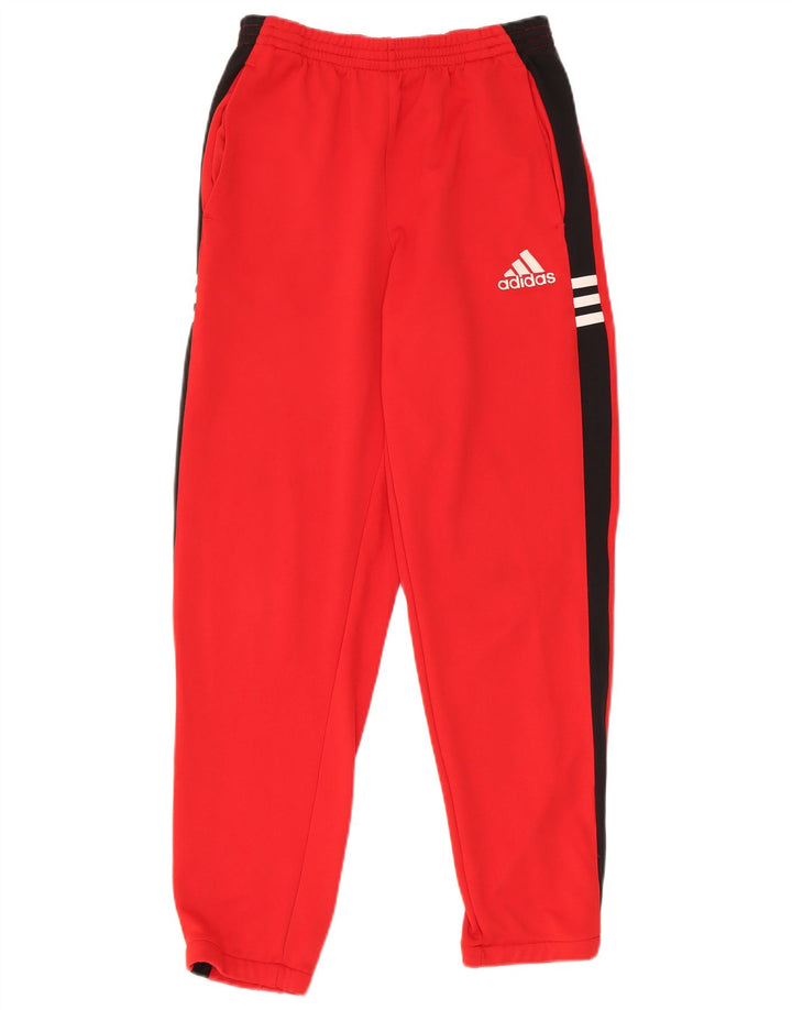 Adidas Hlače za trenirku za dječake 13-14 godina, crvene boje, poliester