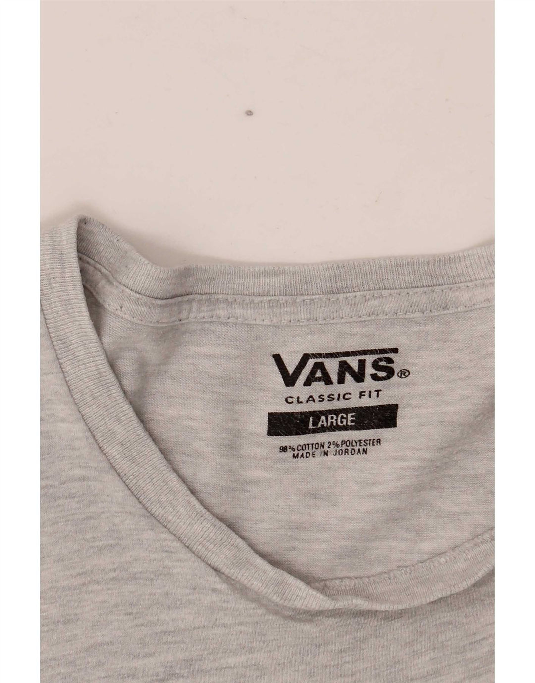 Vans muška klasična majica kratkih rukava, veliki sivi pamuk