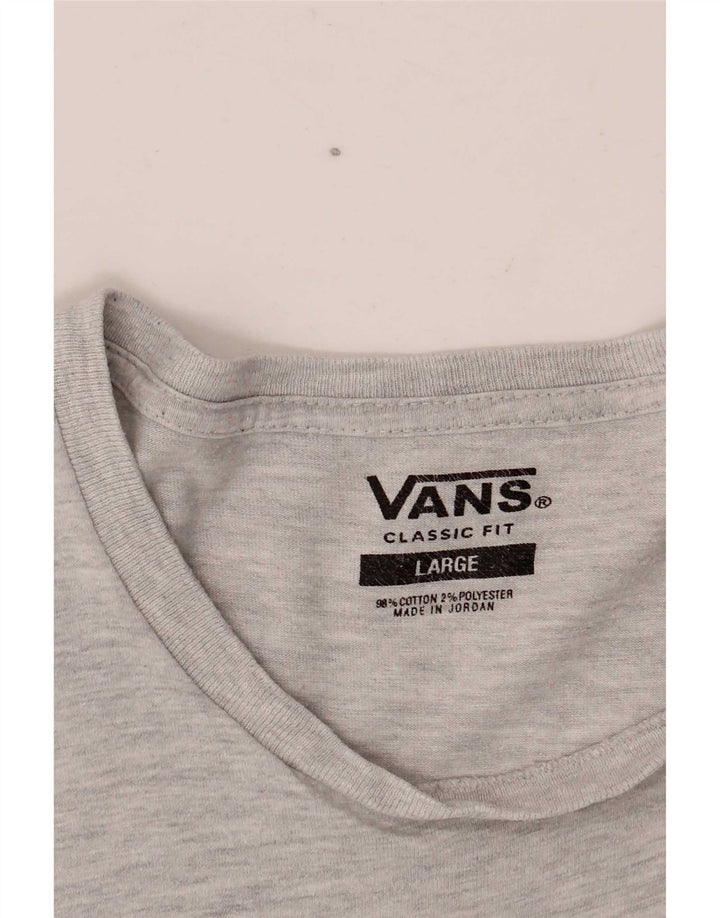 Vans muška klasična majica kratkih rukava, veliki sivi pamuk